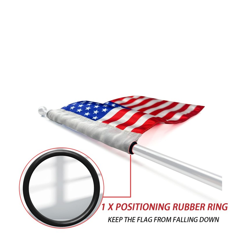 Motorcycle Flag 6x9 Motorcycle American Flag 6" x 9" Replacement