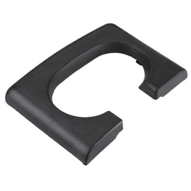RARAYC Center Console Cup Holder Replacement Cup Pad Black Compatible with Ford F-150 2004-2014, Bench Seat Console F150 Center Console Accessories (Black)