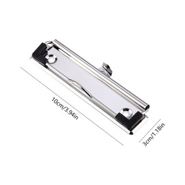 Clipboard Clip, Clipboard Clamp, Mountable Clips, Clamps Metal Clipboard, Clipboard Clamps for Office, School, Stationery, Clipboard, Folder, Pack of 8