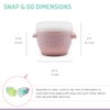 melii Snap & Go Baby Food Storage Containers with lids,