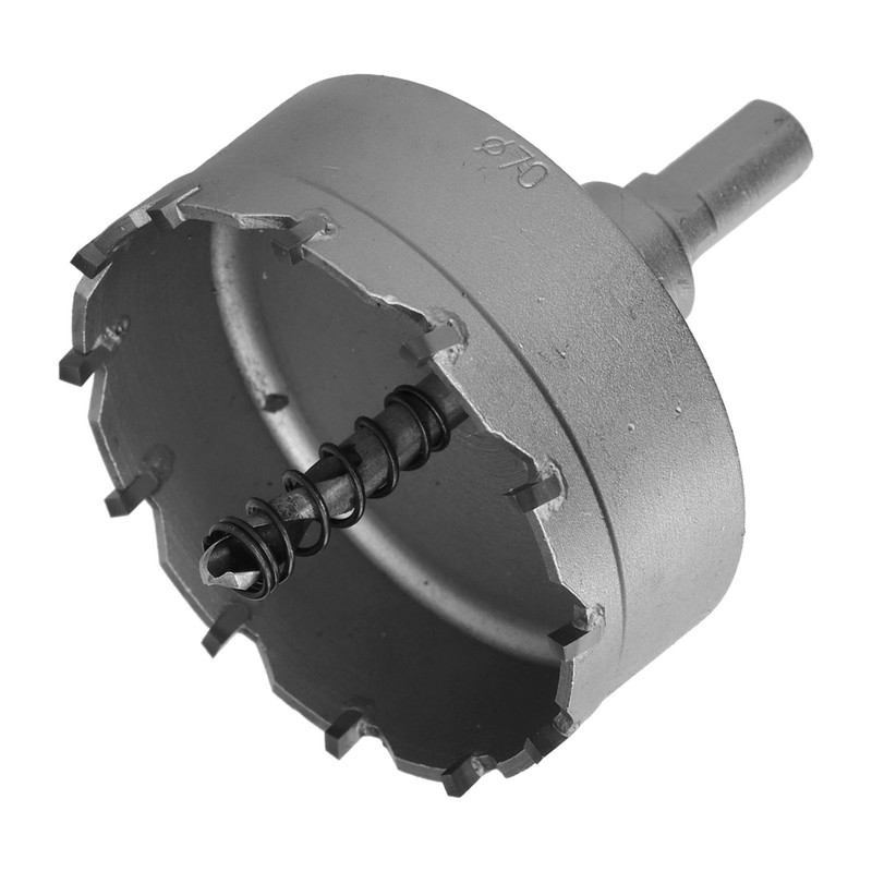 70mm Hole Saw Cutter Drill Bit High Speed Steel Sawtooth