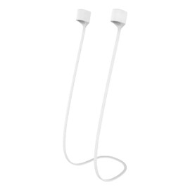 Sujetador Compatible para Airpods 1, 2, 3 generación Pro,correa magnética ultra fuerte para Airpods cordón accesorio deportivo de silicona (BLANCO)