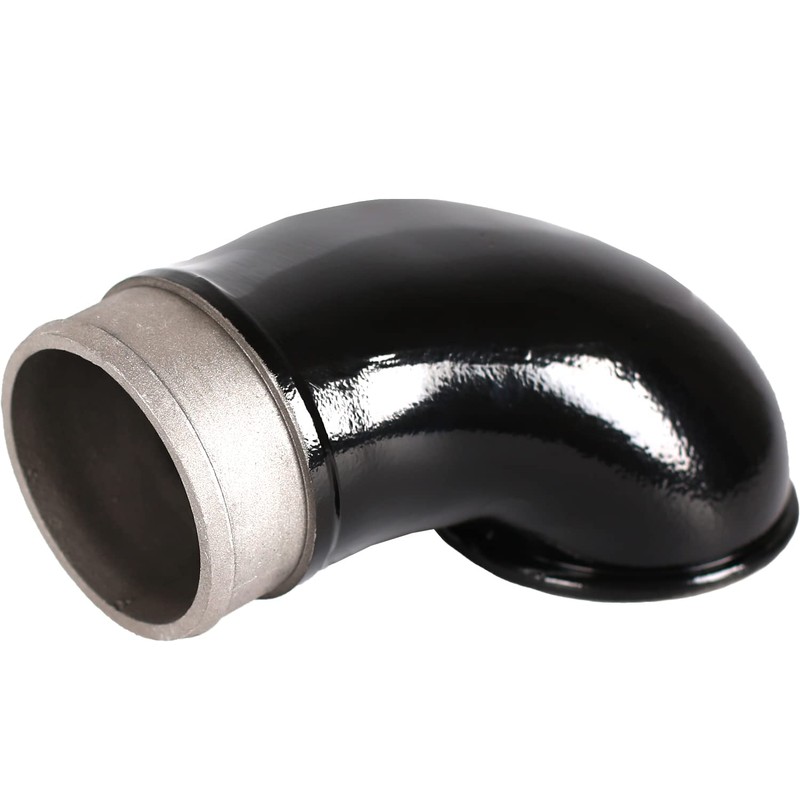 LLY Engine Turbo Mouthpiece, Stainless Steel Inlet Manifold Intake Elbow