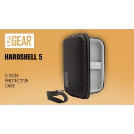 USA GEAR Portable EVA External Hard Drive Enclosure Case
