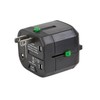 Monoprice Compact Cube Universal Travel Adapter, Supports International Power Outlets,