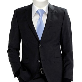 TigerTie Plain Children's Tie Pre-Tied with Elastic Band, lightblue