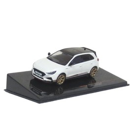 Ikso 1/43 Hyun Dae i30 N Drive-N 2022 Pearl White Finished Product