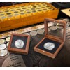 Challenge Coin Display Case Silver Dollar Coin Holder 1.8" 45mm