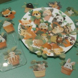 50PCS Stickers for Potted Plant,Plant Stickers,Teens Boys and Girls Sticker Pack Vinyl Skateboard Guitar Door Laptop Luggage Car Bike Water Bottle Birthday Party Supplies Stickers