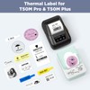 SUPVAN T50M Series Label Maker Tape, Round Size Φ 2''