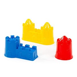 Polesie Sand Set Tower Double Wall with Castle Bridge-Forms Toy, Multi Color