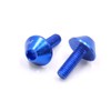 uxcell 8pcs Blue Aluminum Alloy Motorcycle Hex Socket Head Bolts