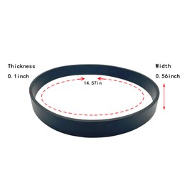 2Pack Vacuum Cleaner Belt Compatible with Bisse-ll 1831 9595A 3583 2486 2487 2488 2489 2490 2491 2492 2494 1319 1320 1322 1327 1328 1330 1331 1332