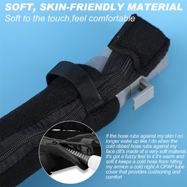 CPAP Hose Protector Fleece CPAP Hose Cover CPAP Hose Cover 6ft CPAP Tube Cover Soft Fleece Hose Insulator with Zip for Most CPAP Hoses
