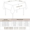 Namvo Black Cotton Polyester Square Table Cloth Cover For Dining