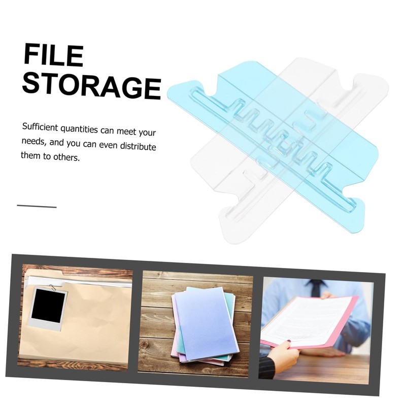 Pack of 20 Index Dividers for Suspension Files and Inserts,