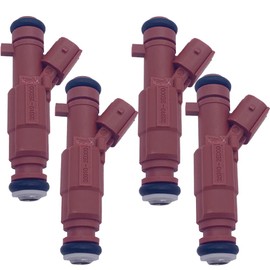 Amrxuts 4pcs/lot 35310-2E000 12 Holes Disc Fuel Injectors for Hyundai Elantra 2011-2016, for Kia Forte 2014-2020, Soul 2012-2013 1.8L L4 2.0L L4 842-12375, FJ1182
