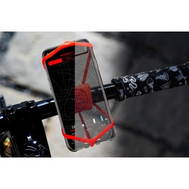 Bike Citizens Finn - The universal Smartphone Holder for Any Bike and Any Phone! with Bike Navigation - Smartphone Mount for Your Bicycle, MTB or Road Bike (Black)