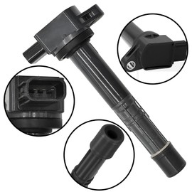 OYEAUTO Set of 4 Ignition Coil Packs UF417 C1450 with Iridium Spark Plugs Compatible with Acura TSX 2.4L 2004-2008 RDX 2.3L 2007-2012 For Honda Civic Si 2002-2011 Accord Element CR-V 2002-2009