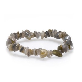 Labradorite Gemstone Chip Bracelet | Crystal Jewellery | Gemchip Bracelets | Healing Crystals | Birthday Gifts for Her