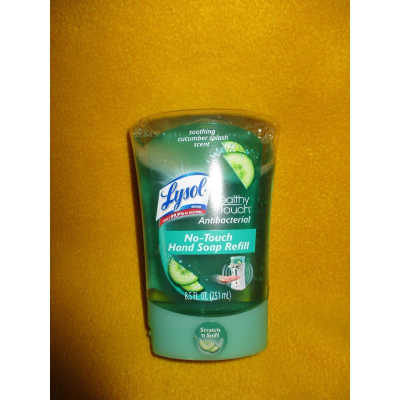 Lysol No-Touch Refill Antibacterial Hand Soap Cucumber Splash old stock