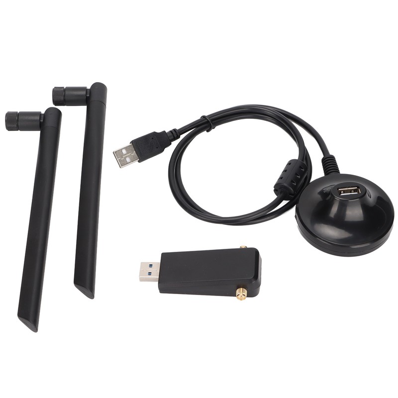 WiFi Adapter Dual 5Dbi Antenna 802.11ac 5G 2.4G USB3.0 1200Mbps