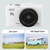 5K Digital Camera with 18X Optical Zoom, 75MP Vintage Digital