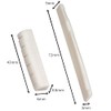PREMJCROY 4 Pieces Acoustic Guitar Bridge Saddle Nut Replacement White