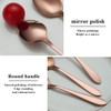 Kyraton Rose Gold Teaspoons 12 Pieces 14 cm Stainless Steel