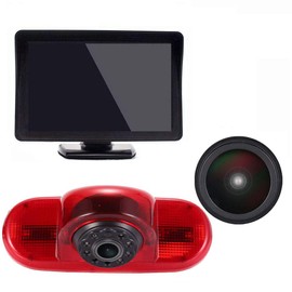 4.3 Inch TFT LCD Colour Display Car Monitor + 1280 x 720 Pixel Super HD Night Vision Reversing Camera Replacement for Fiat Talento/Renault Trafic/Nissan Primastar/Opel Vivaro Surf