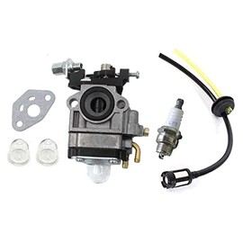 HURI Carburettor with Spark Plug Fuel Hose Fuel Filter for ATIKA HB60 HB60N HB60N-200 Petrol Hedge Trimmer