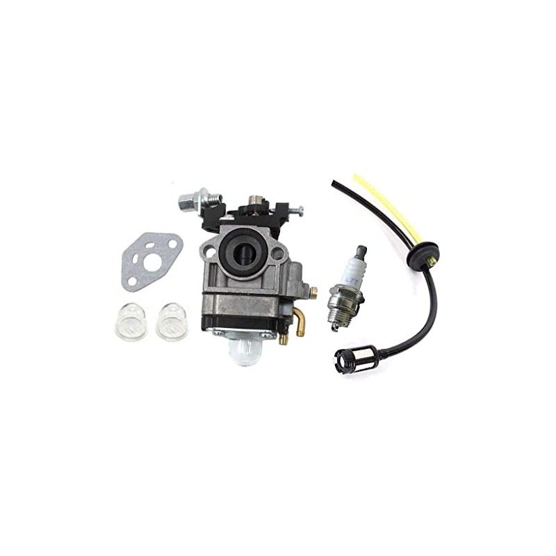 HURI Carburettor with Spark Plug Fuel Hose Fuel Filter for