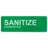 Alpine Industries Wash, Rinse, Sanitize Signage - 3 Compartment Commercial