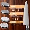 Rolling Knife Sharpener Kit, Knife Sharpener Tool with Replaceable Discs