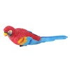 Parrot Figurine Simulation Vivid Innovative Wall Mounted Hand Painted Resin