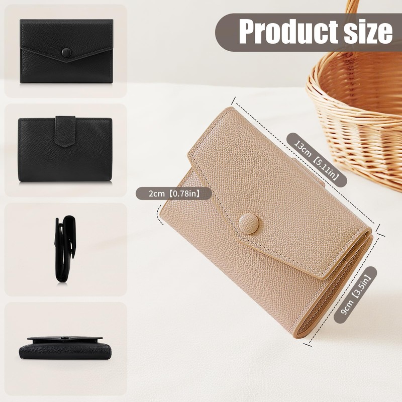 MultiValue Small Wallet for Women, Trifold Ladies Wallets Compact Credit