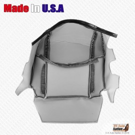 US Auto Nation 832-790-4949 2005-2012 For Toyota Avalon Driver Passenger Perforated Leather Cover Light Gray - Driver Bottom