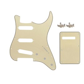 SHENGSUI Mint Green Pearl SSS 12 Hole Strat Electric Guitar Pickguard with ST Back Plate Tremolo Cover for Fender US/Mexico Made Standard Stratocaster