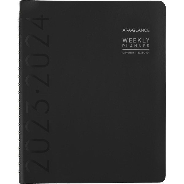 AT-A-GLANCE 2023-2024 Academic Planner, Weekly & Monthly, Half-Hourly Appointment Book,