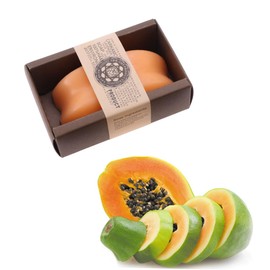 Beavorty Handmade Papaya Soap Pcs Orange Soap Bars Natural Skin Lighteners Deep Cleanse Nourishing Formula
