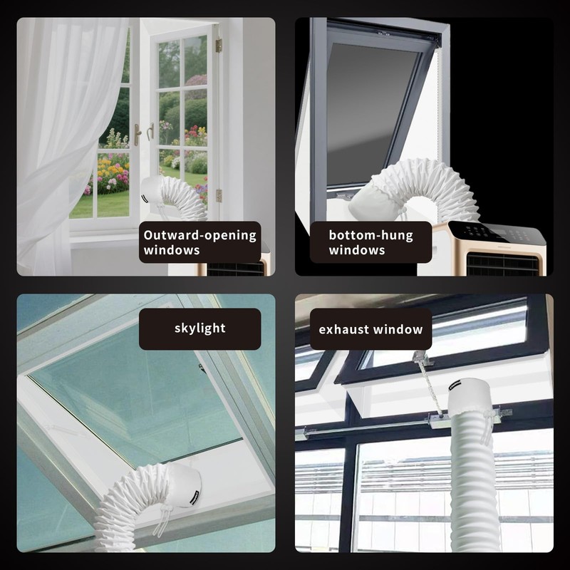 118"/300CM Portable AC Window Seal Kit - Air Conditioner Window