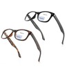 Soarea Bifocal Reading Glasses for Men Half Frame Metal Bifocals