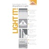 LIGHT IT! By Fulcrum, 30017-308 20-LED Anywhere Light, White, Single