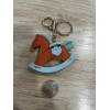 horse key chains Chestnut/orang