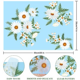 35 Sheets Tissue Paper for Gift Bags, 19.5"x13.6" Floral Tissue Paper Art Crafts Gift Tissue Paper Bulk for Packing Wedding Bridal Shower Birthday Holiday Party Decor