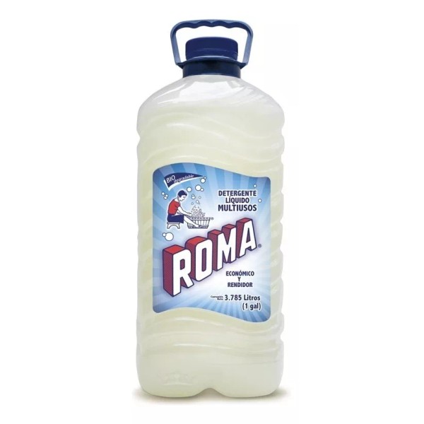 Roma Detergente Para Ropa Líquido Botella