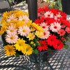EBaokuup Umbrella Planters - Half Circle Planter Pots with Umbrella