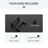 HOME EDIT Matte Black 5 Pack Square Bar Drawer Handles