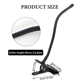 Flexible Mount for Cam 2C/2C Pro/3/3C, Metal Clamp Holder for Cam 1/2/Cam E, Universal Mast Mount for Arlo Pro 4/Pro 3/Pro 2, Camera Mount for Arlo Ultra/Ultra 2