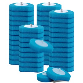 Hisucbetter Paquete de 48 cabezales de escobilla de inodoro desechables solo compatibles con Hisucbetter Wand [no compatible con otras varitas de inodoro de marca
